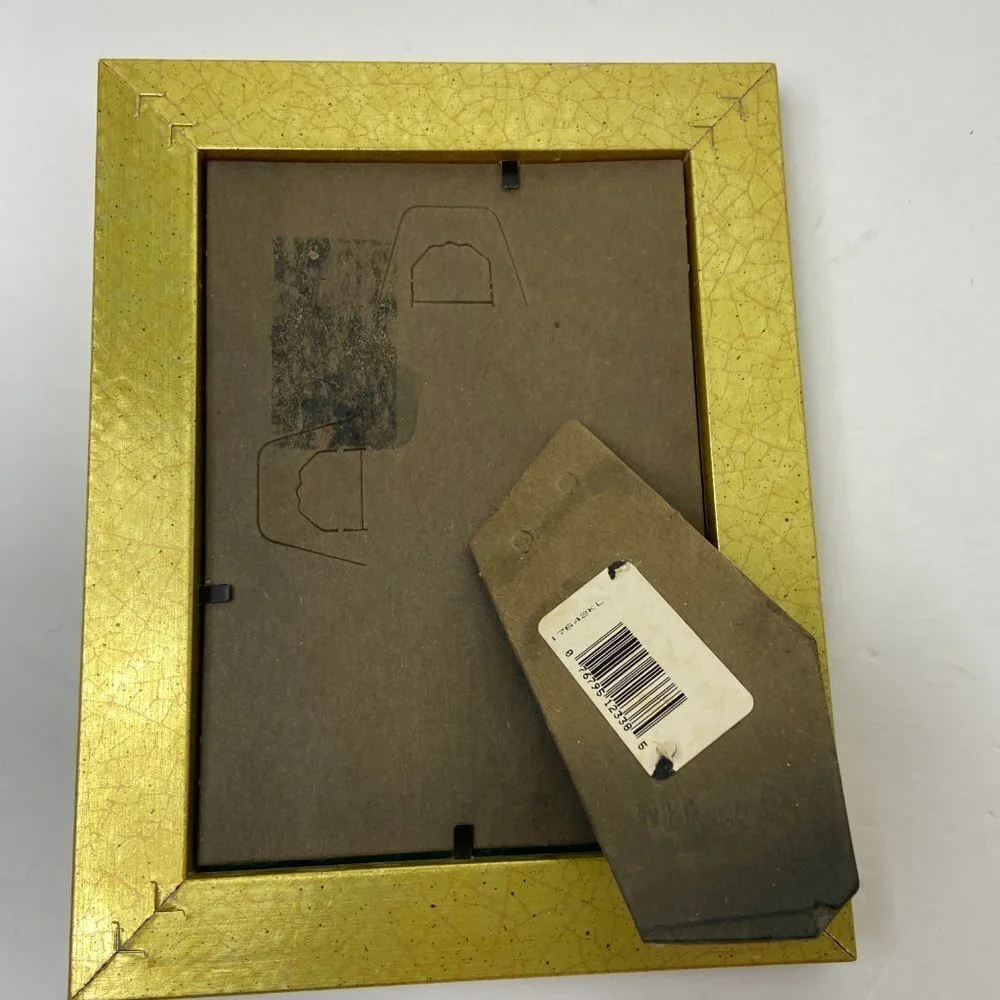 Vintage Picture Frame Green Gold